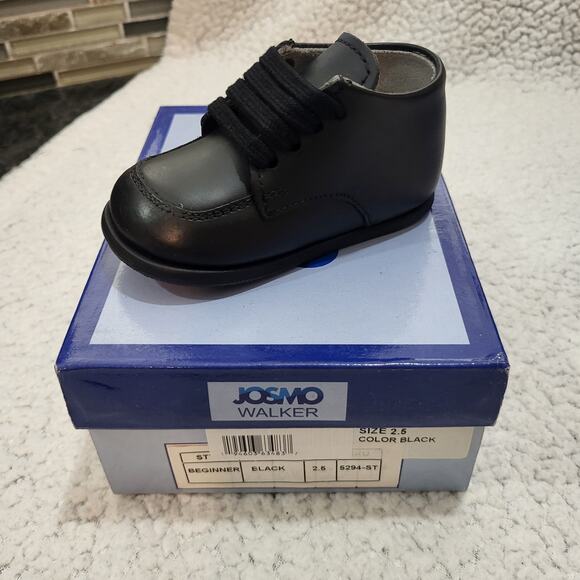 NEW Josmo Baby Beginner Unisex Leather Ankle Boots First Walking Shoes SZ 2.5 - Picture 7 of 8